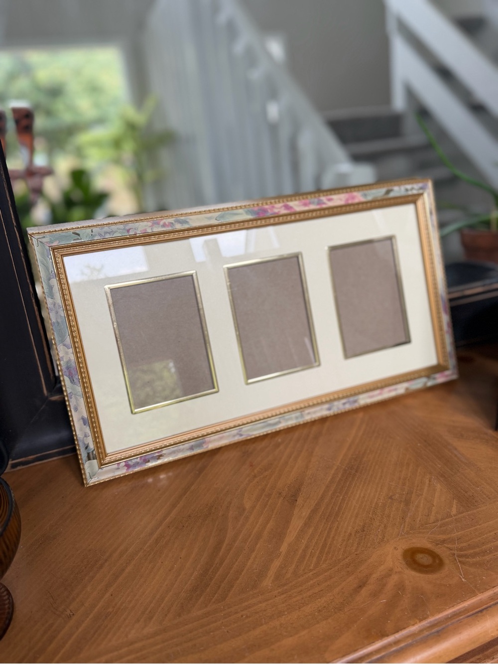 Beautiful Vintage French Country Gold & Floral Photo Frame Collage